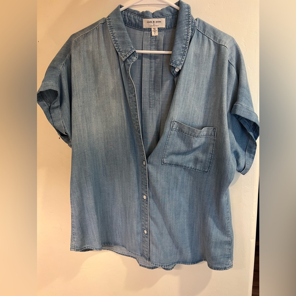 CLOTH & STONE BREEZY BUTTON DOWN